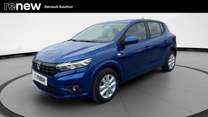 Bleu Utilisé 2022 Dacia Sandero Comfort Citadine | 13 490 € (Prix juste) - Image 1/4