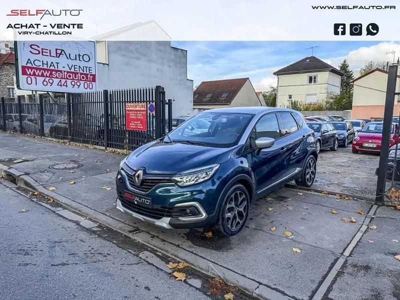 Bleu Utilisé 2018 Renault Captur Intens SUV | 7 980 € (Prix juste) - Image 1/4