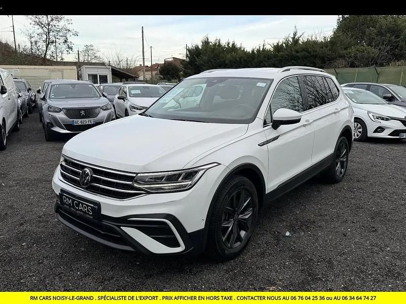 Blanc Occasion 2022 VW Tiguan Allspace Business SUV | 22 790 € (Bon prix) - Image 1/4