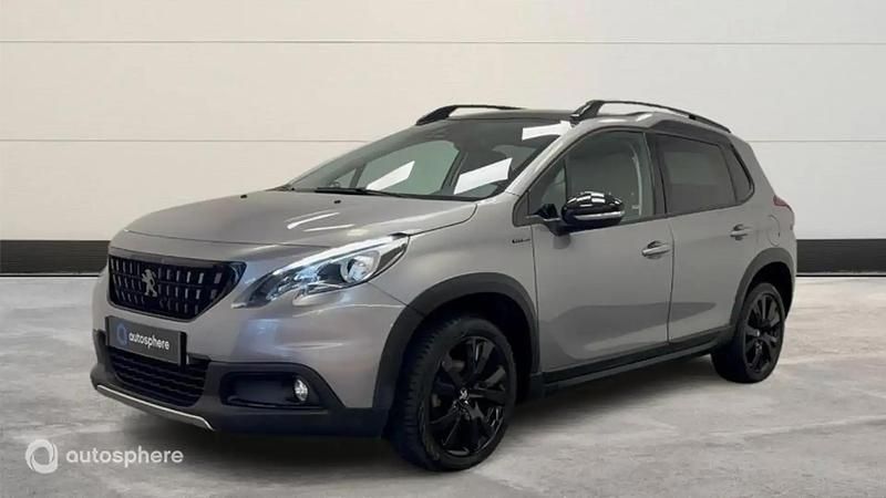 Gris Utilisé 2019 Peugeot 2008 GT-line SUV | 12 799 € (Bon prix) - Image 1/4