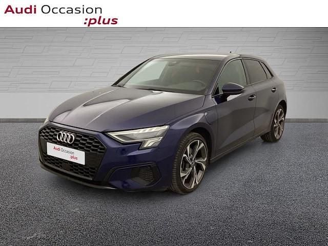 Occasion Audi A3 Sportback e-tron Design 150 ch (110 kW) 2022 Bleu navarre métallisé Citadine