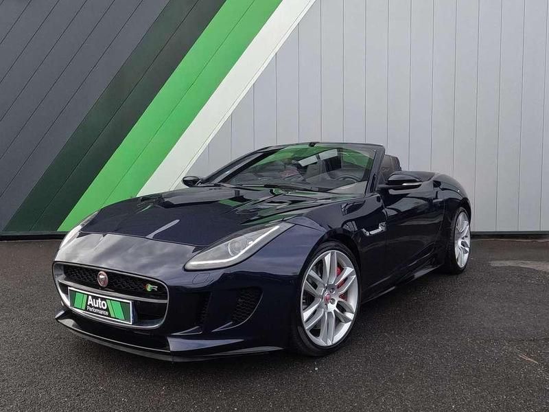 Occasion Jaguar F-Type R 549 ch (403 kW) 2016 Bleu Cabriolet
