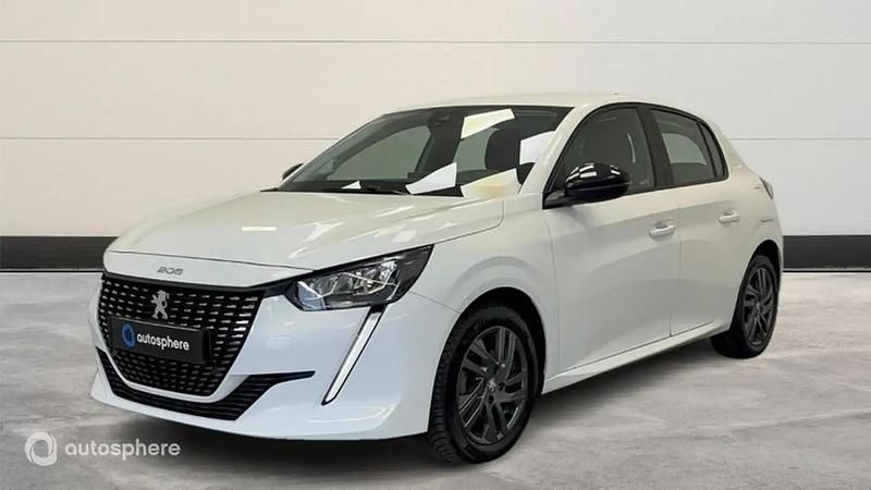 Blanc Utilisé 2022 Peugeot 208 Active Citadine | 10 799 € (Prix juste) - Image 1/4