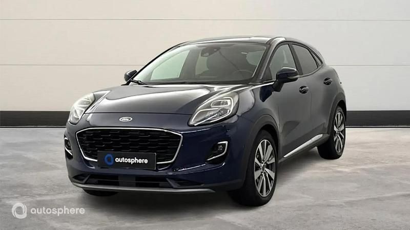 Bleu Occasion 2023 Ford Puma Titanium X SUV | 18 499 € (Prix juste) - Image 1/4