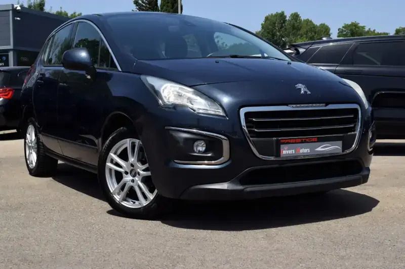 Bleu Utilisé 2015 Peugeot 3008 Business-Line SUV | 8 400 € (Prix juste) - Image 1/4