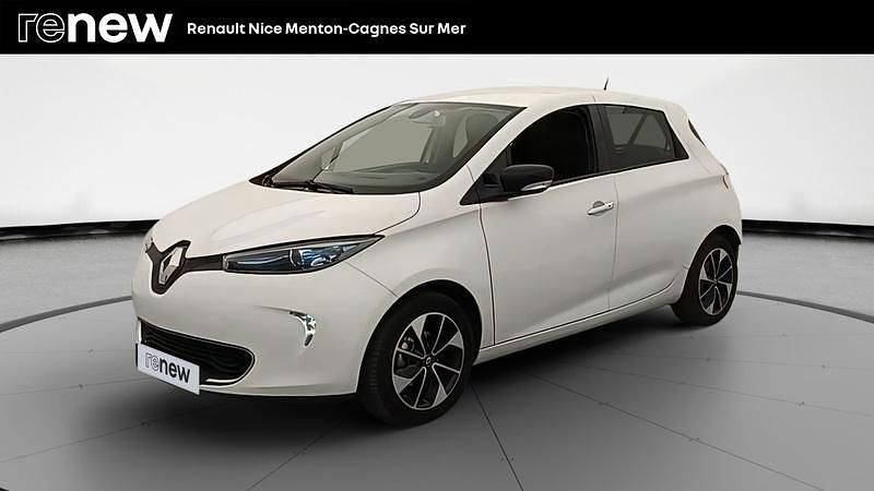 Blanc Occasion 2018 Renault Zoe Intens Citadine | 8 999 € (Prix assez cher) - Image 1/4