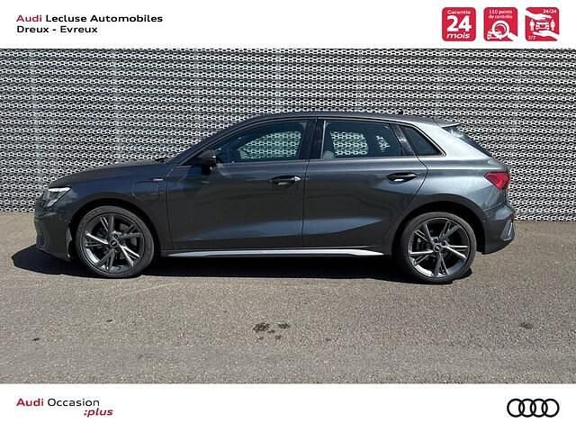 Occasion Audi A3 Sportback e-tron S-Line 150 ch (110 kW) 2021 Gris daytona nacré Citadine