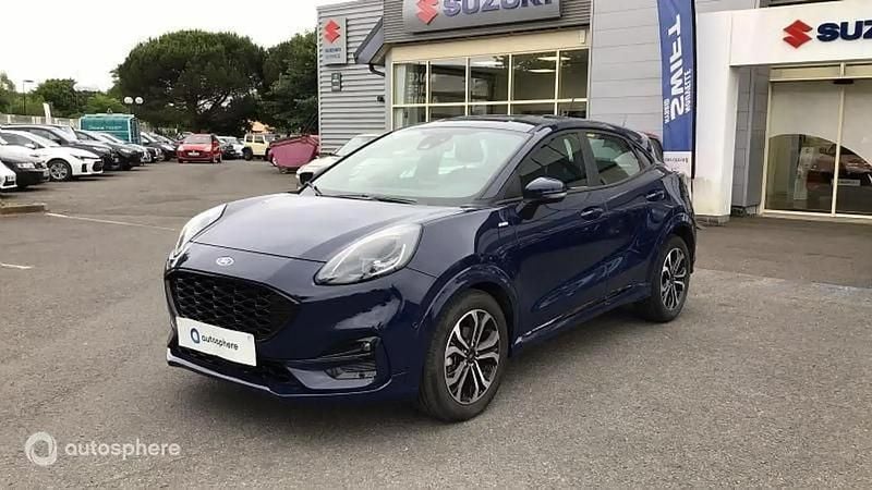Bleu Utilisé 2023 Ford Puma Gen-E ST-Line SUV | 19 999 € (Prix juste) - Image 1/4