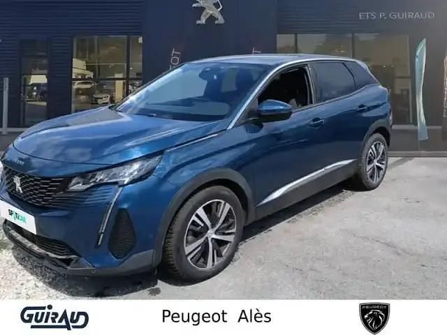 Bleu Utilisé 2021 Peugeot 3008 Allure | 17 970 € (Prix assez cher) - Image 1/4