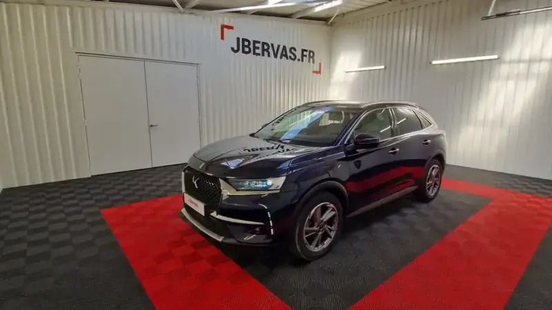 Bleu Utilisé 2020 DS Automobiles DS7 Crossback Grand Chic SUV | 26 590 € (Prix juste) - Image 1/4