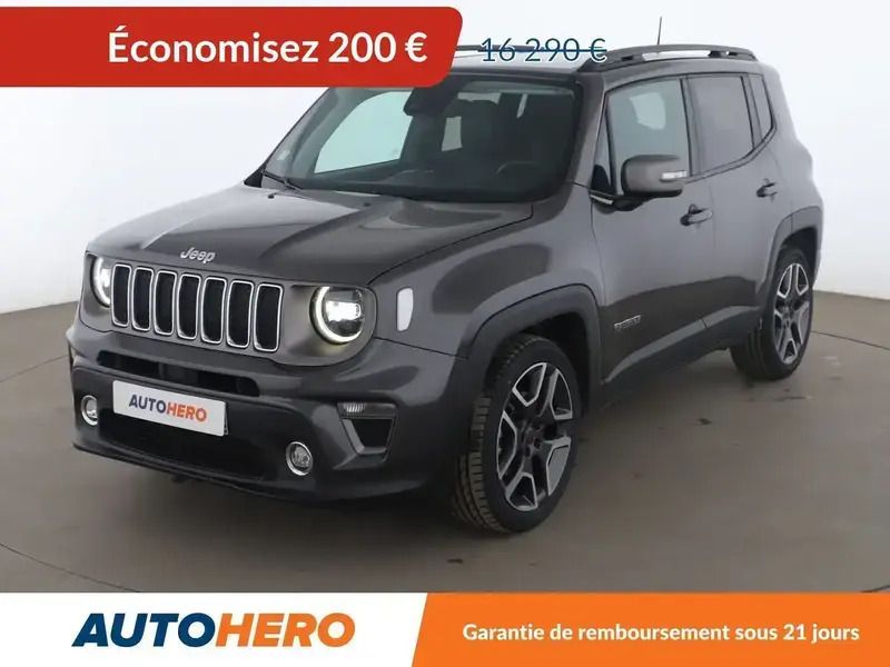 Gris Utilisé 2019 Jeep Renegade Limited SUV | 16 090 € (Super prix) - Image 1/2