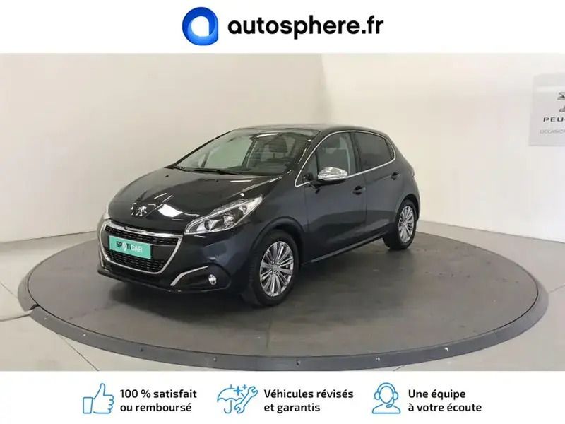 Gris f Utilisé 2019 Peugeot 208 Allure Citadine | 14 980 € - Image 1/4