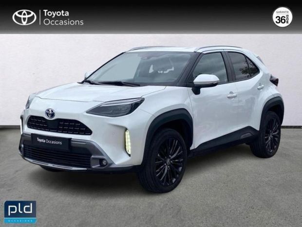Blanc Utilisé 2021 Toyota Yaris Hybrid | 22 990 € (Prix assez cher) - Image 1/4
