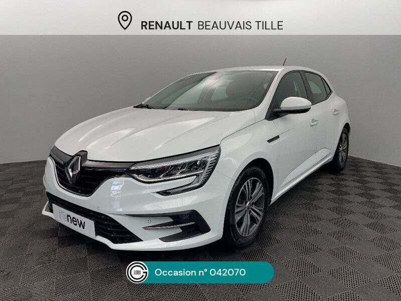 Blanc Utilisé 2022 Renault Mégane IV Evolution Berline | 18 990 € (Prix juste) - Image 1/4