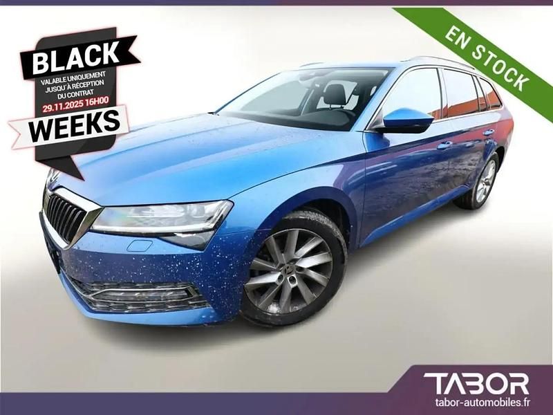 Bleu Occasion 2021 Skoda Superb Style Break | 23 462 € (Bon prix) - Image 1/4