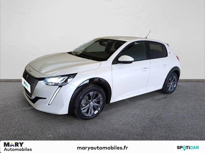 Blanc Occasion 2021 Peugeot e-208 Allure Citadine | 16 490 € (Prix juste) - Image 1/4