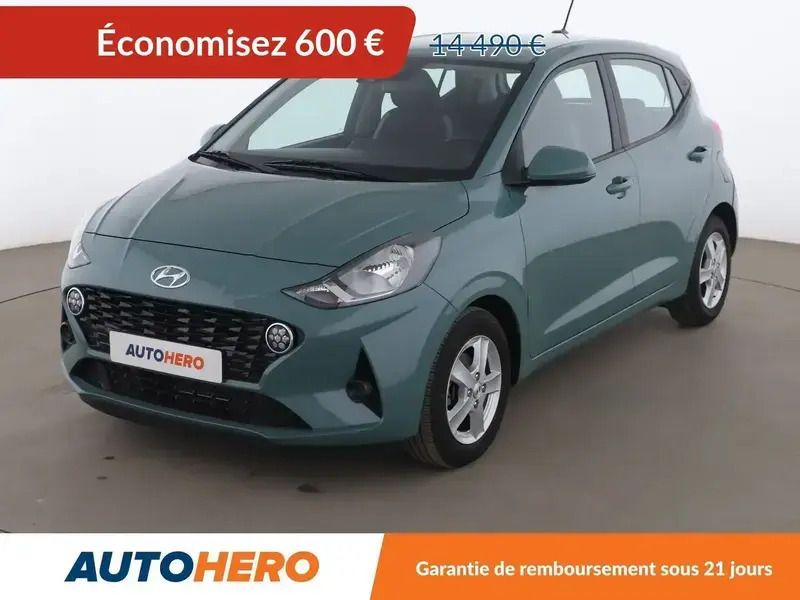 Vert Utilisé 2021 Hyundai i10 Eco Citadine | 13 590 € (Prix juste) - Image 1/2