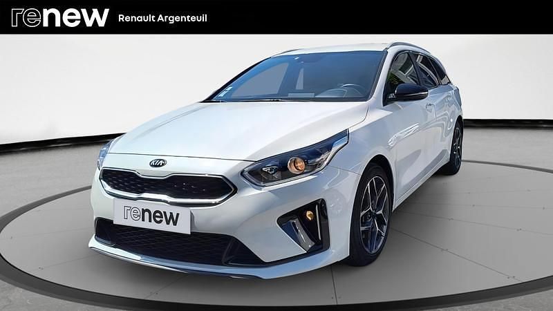 Blanc Utilisé 2021 Kia Ceed Sportswagon GT-Line Break | 19 980 € (Bon prix) - Image 1/4