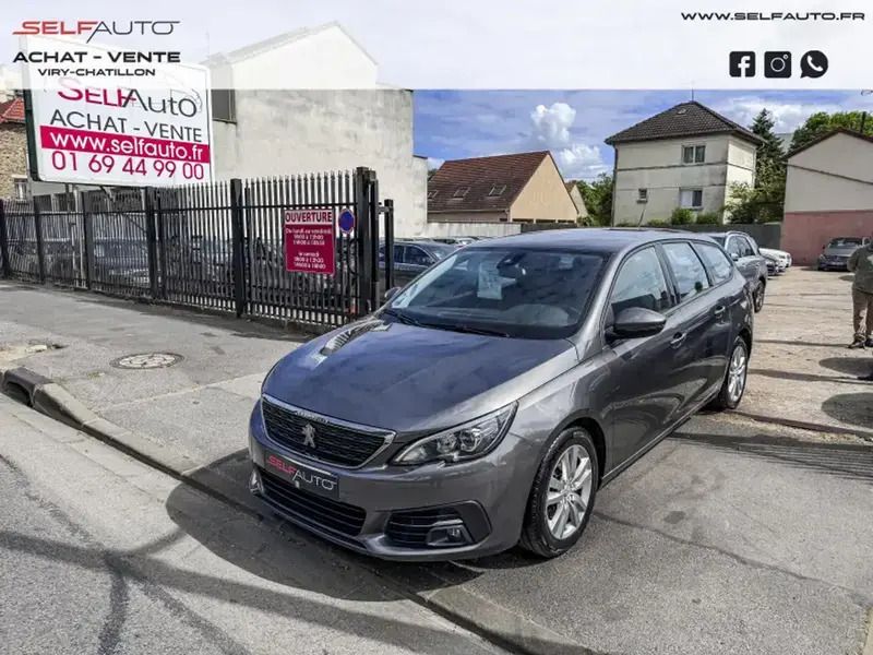 Gris Utilisé 2020 Peugeot 308 Active Break | 6 890 € (Prix juste) - Image 1/4