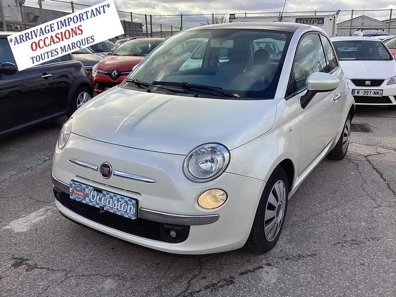 Blanc Occasion 2012 Fiat 500 Lounge Berline | 5 450 € - Image 1/4
