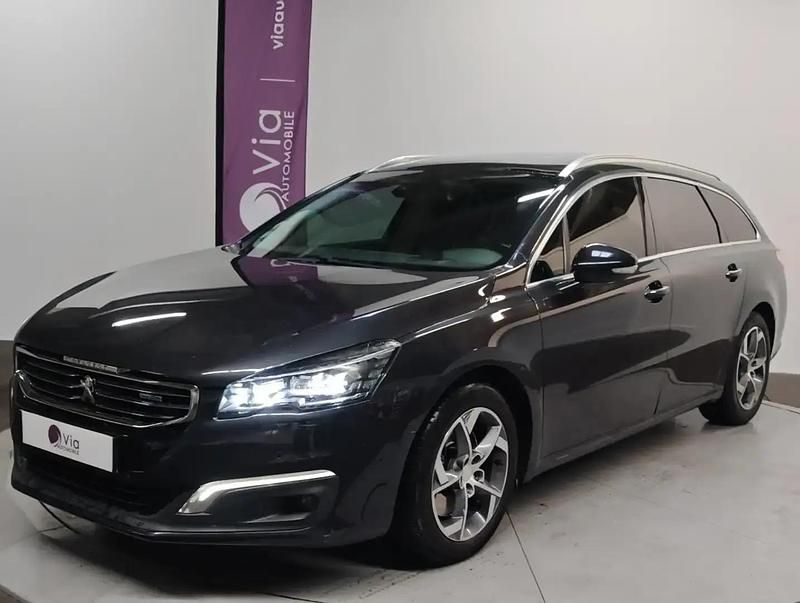 Noir Utilisé 2016 Peugeot 508 Allure Break | 9 990 € (Prix juste) - Image 1/4