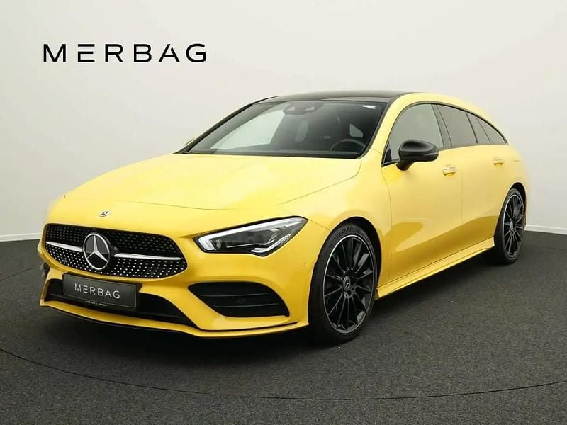 Jaune Occasion 2020 Mercedes CLA220 Shooting Brake AMG line Break | 29 990 € (Super prix) - Image 1/4