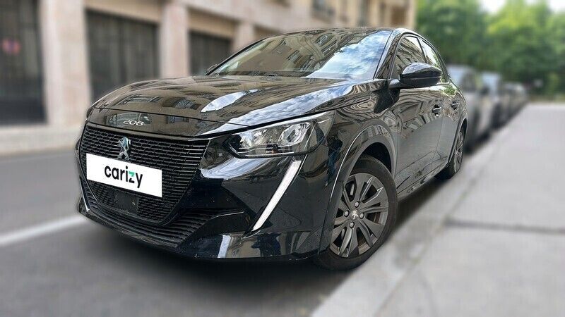 Noir Utilisé 2020 Peugeot e-208 Allure Citadine | 13 190 € (Bon prix) - Image 1/4