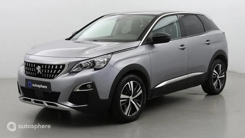 Gris Utilisé 2017 Peugeot 3008 Allure SUV | 11 999 € (Prix juste) - Image 1/4