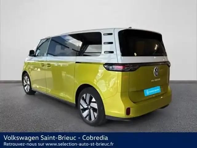Occasion VW ID. Buzz Pro 210 kW (286 ch) 2024 Blanc candy / jaune lime Monospace