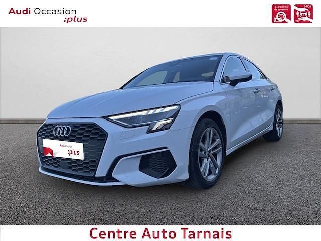 Blanc ibis Utilisé 2022 Audi A3 Business Berline | 23 989 € (Bon prix) - Image 1/4