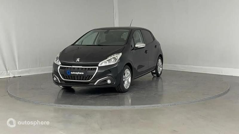 Noir Occasion 2019 Peugeot 208 Signature Sky Citadine | 8 499 € (Prix juste) - Image 1/4