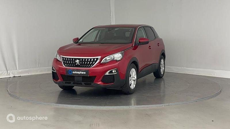 Rouge Utilisé 2017 Peugeot 3008 Business-Line SUV | 14 999 € (Prix juste) - Image 1/4