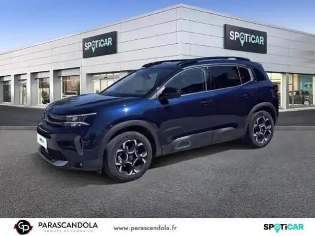 Bleu eclipse Utilisé 2022 Citroën C5 Aircross PureTech SUV | 21 490 € - Image 1/4