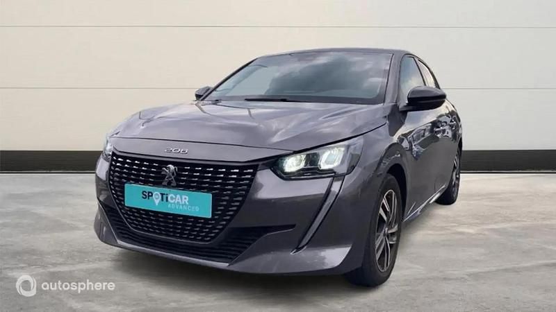Gris Utilisé 2022 Peugeot 208 Allure Citadine | 15 999 € (Prix juste) - Image 1/4