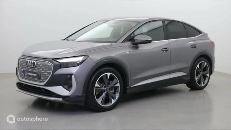 Gris Utilisé 2022 Audi Q4 e-tron S-Line SUV | 36 999 € (Prix juste) - Image 1/4