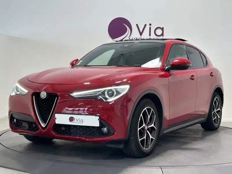 Rouge Utilisé 2018 Alfa Romeo Stelvio Super SUV | 20 990 € (Prix juste) - Image 1/4