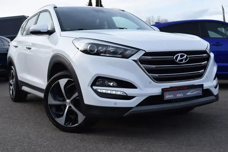 Blanc Utilisé 2017 Hyundai Tucson SUV | 16 900 € (Prix assez cher) - Image 1/4