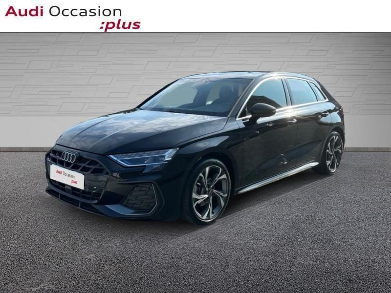 Noir Utilisé 2024 Audi A3 Sportback S-Line Berline | 38 390 € (Prix cher) - Image 1/3