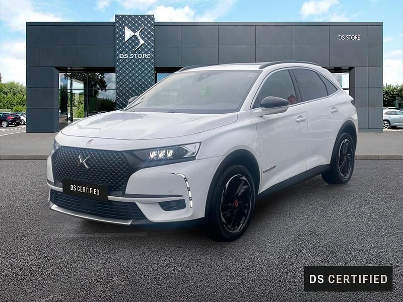 Blanc Utilisé 2020 DS Automobiles DS7 Crossback Performance Line Plus SUV | 24 990 € (Prix juste) - Image 1/4