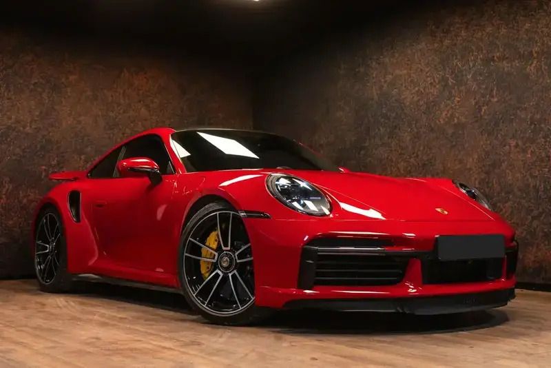 Rouge Utilisé 2020 Porsche 911 Turbo S Coupé | 229 990 € (Prix cher) - Image 1/4
