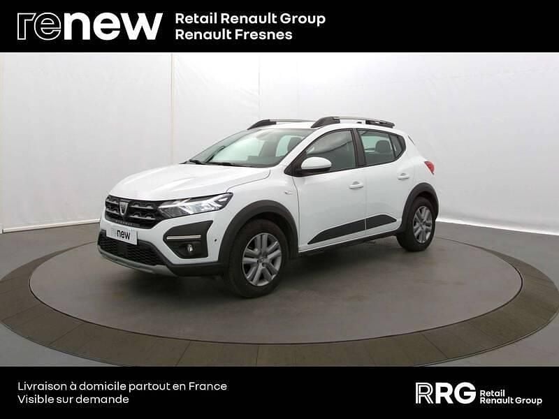 Blanc Utilisé 2022 Dacia Sandero Comfort Citadine | 14 280 € (Prix juste) - Image 1/4