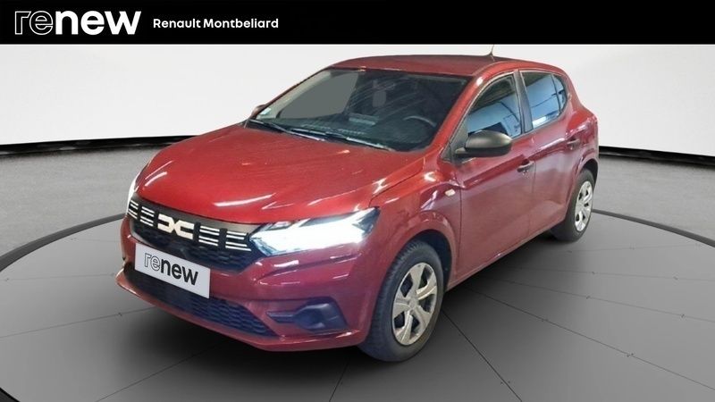 Rouge Utilisé 2023 Dacia Sandero Essentiel Citadine | 13 999 € (Bon prix) - Image 1/4
