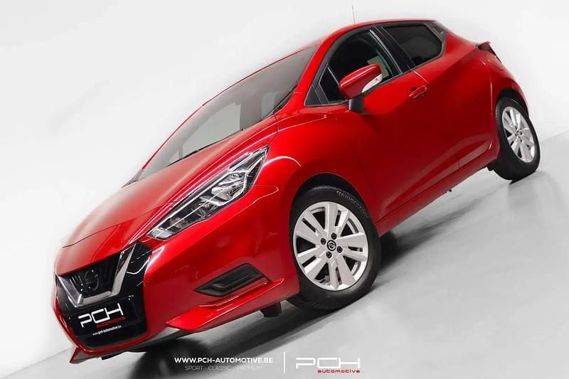 Rouge Occasion 2021 Nissan Micra Acenta Berline | 9 999 € (Bon prix) - Image 1/4
