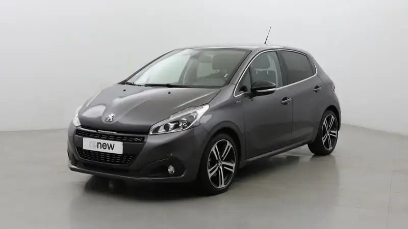 Gris Utilisé 2019 Peugeot 208 S Citadine | 11 390 € (Prix juste) - Image 1/4