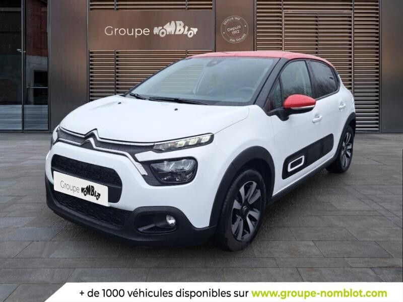 Blanc Utilisé 2022 Citroën C3 PureTech Citadine | 12 690 € (Prix juste) - Image 1/4
