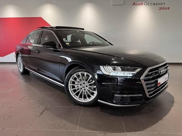 Noir mythe métallisé Utilisé 2018 Audi A8L Premium Berline | 44 980 € - Image 1/4