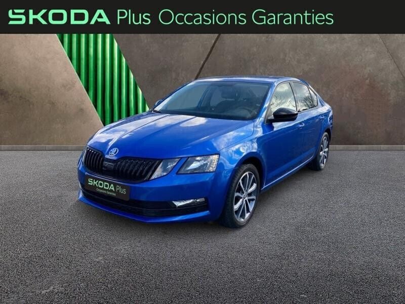 Bleu Utilisé 2020 Skoda Octavia Berline | 18 990 € (Super prix) - Image 1/4