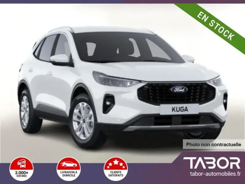 Blanc Nouvelle 2025 Ford Kuga Titanium SUV | 32 257 € - Image 1/4