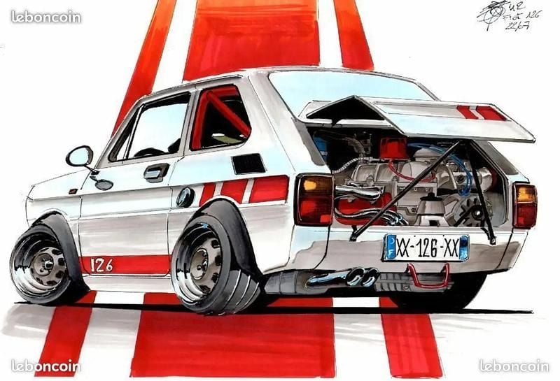 Blanc Occasion 1992 Fiat 126 Citadine | 8 900 € - Image 1/4