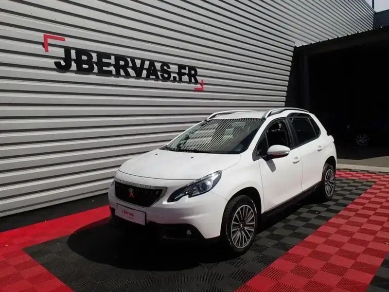 Blanc Utilisé 2019 Peugeot 2008 Business-Line SUV | 10 990 € (Bon prix) - Image 1/4